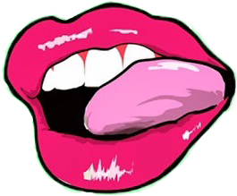 art stiker lips pink popart freetoedit